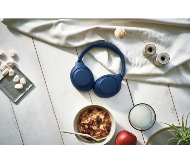 Sony WH-XB900N Niebieskie ANC - 540150 - zdjęcie 7